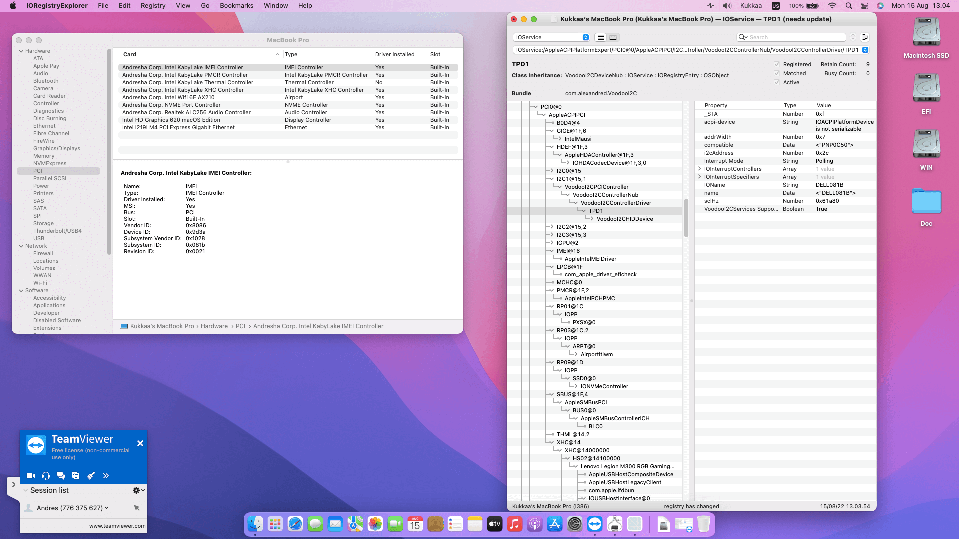Dell Latitude 7390 2nd [KabyLake   Intel HD 620 + I2C]   OpenCore 9